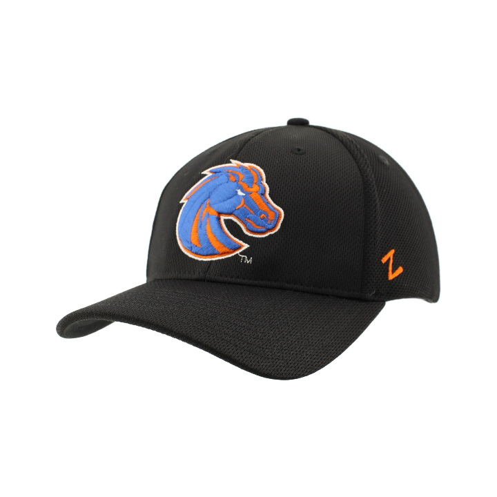 Boise State Broncos Zephyr All-Around Mesh Flex Fit Hat (Black)