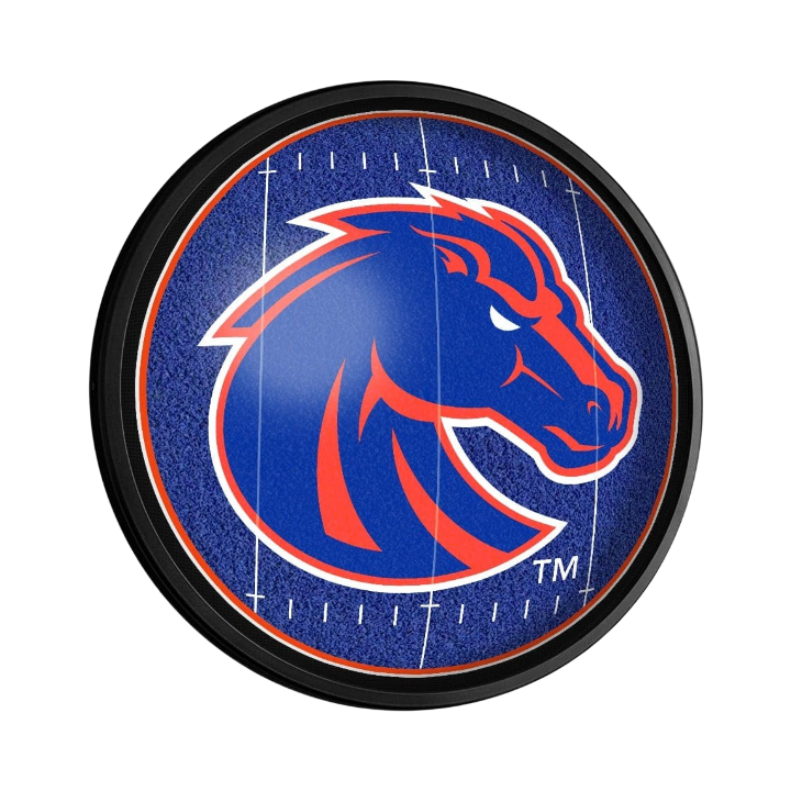 Boise State Broncos The Fan Brand On the 50 Slimline Lighted Wall Sign