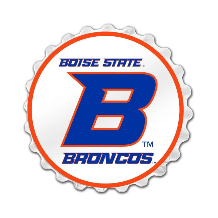 Boise State Broncos The Fan Brand "B" Bottle Cap Wall Sign