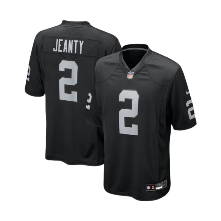 NFL Nike Ashton Jeanty Raiders Jersey (Black)