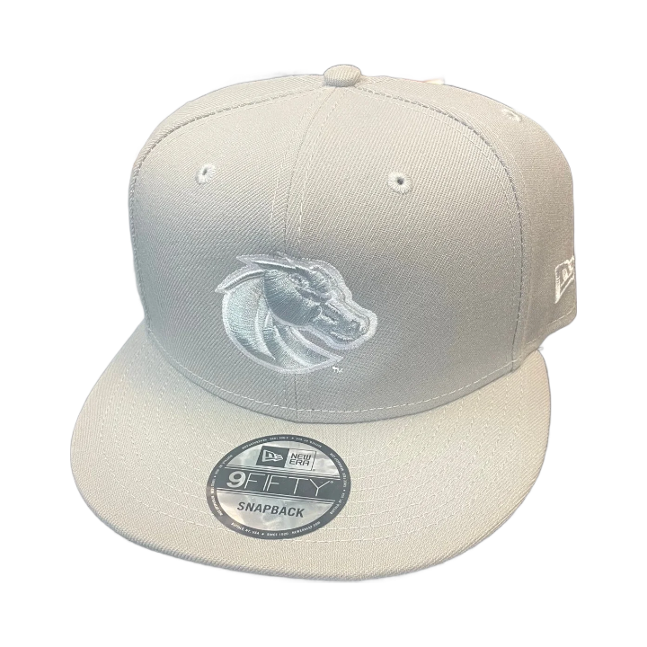 Boise State Broncos New Era Bronco 9Fifty Snapback Hat (Grey)