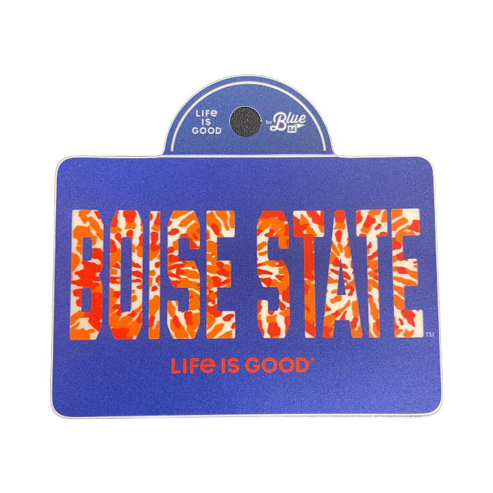 Boise State Broncos Blue84 Tie-Dye Sticker (Blue)