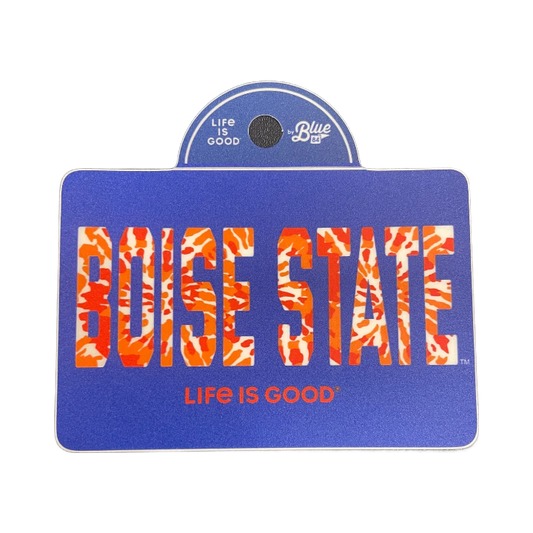 Boise State Broncos Blue84 Tie-Dye Sticker (Blue)