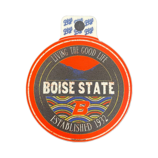Boise State Broncos Blue84 Living the Good Life Sticker