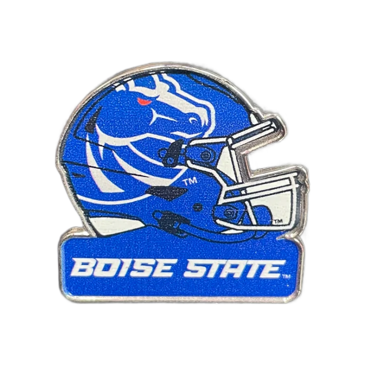 Boise State Broncos Aminco Helmet Pin (Blue)