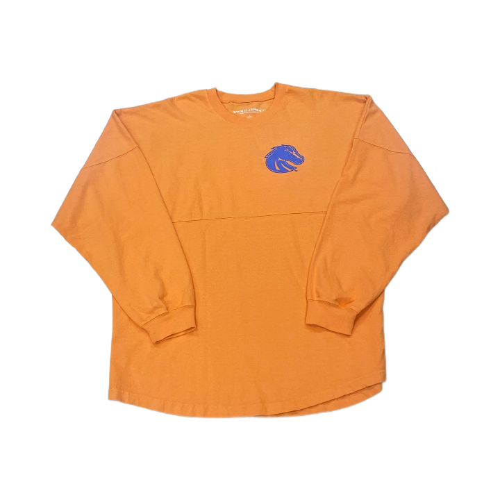 Boise State Broncos Spirit Jersey Unisex Oversized Crewneck (Orange)