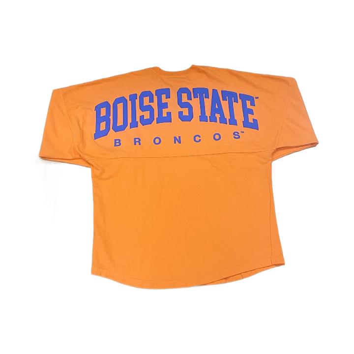 Boise State Broncos Spirit Jersey Unisex Oversized Crewneck (Orange)