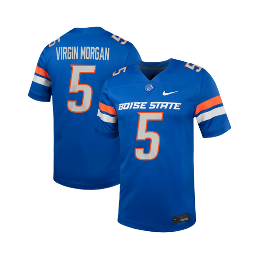 Boise State Broncos Nike Men's Jayden Virgin-Morgan Football Jersey (Blue)