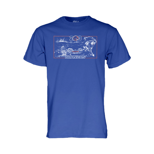Boise State Broncos Blue84 Men's 208 T-Shirt (Blue)