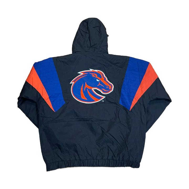 Boise State Broncos GIII Men's Heavy 1/4 Zip Jacket (Black)