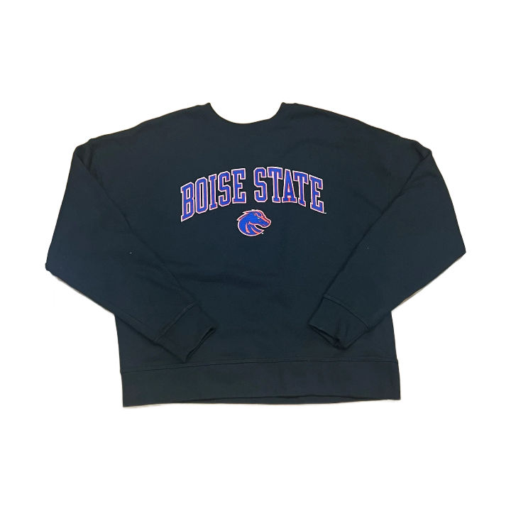 Boise State Broncos Champion Men's Crewneck Sweatshirt (Black)