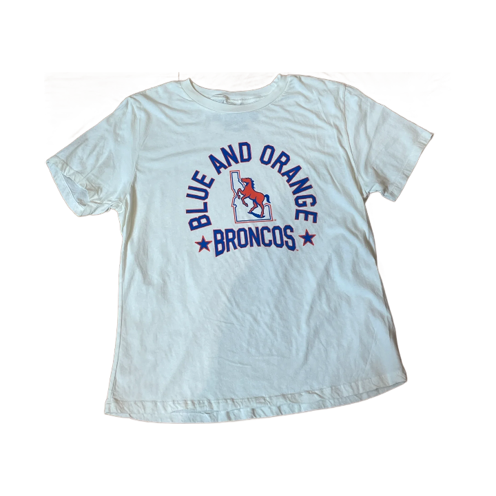Boise State Broncos Retro Brand Women's Vault T-Shirt (Cream)