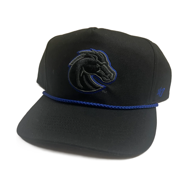 Boise State Broncos 47Brand Hitch Rope Snapback Hat (Black)