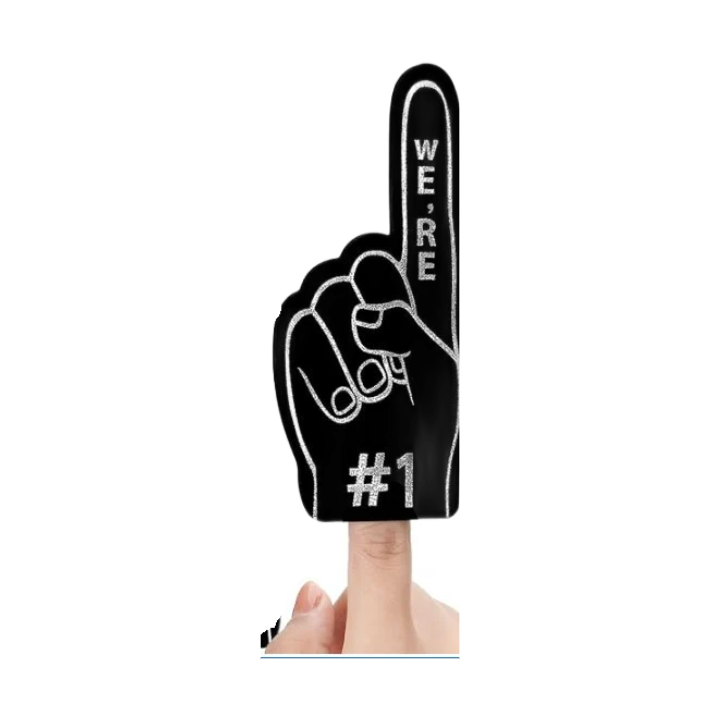 Boise State Broncos Mini Foam Finger (Black)