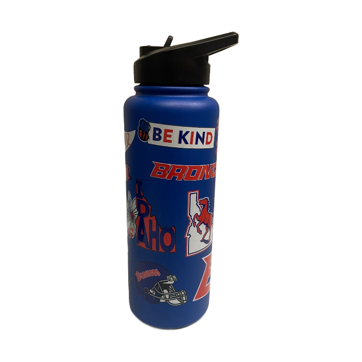 Boise State Broncos Logo Brands 34oz Quencher Bottle (Blue)