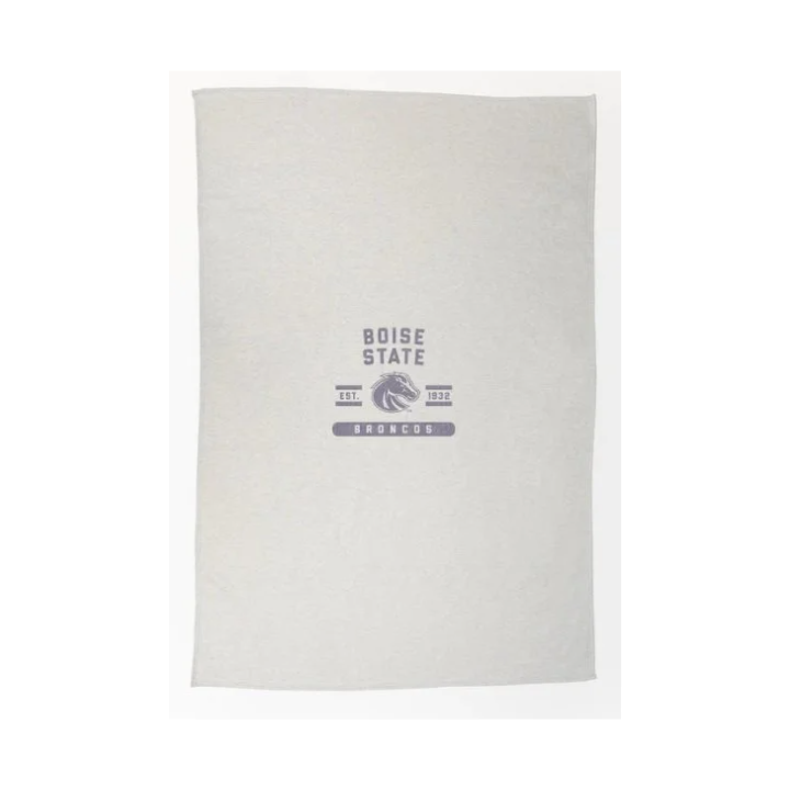 Boise State Broncos Logo Brands Sweatshirt Blanket