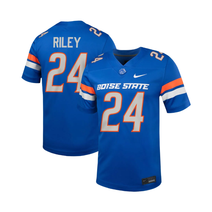 Boise State Broncos Nike Men's Dylan Riley Football Jersey (Blue)
