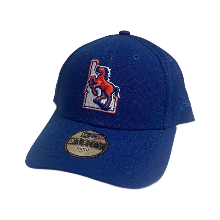 Boise State Broncos New Era Youth Vault 9Forty Velcro Hat (Blue)