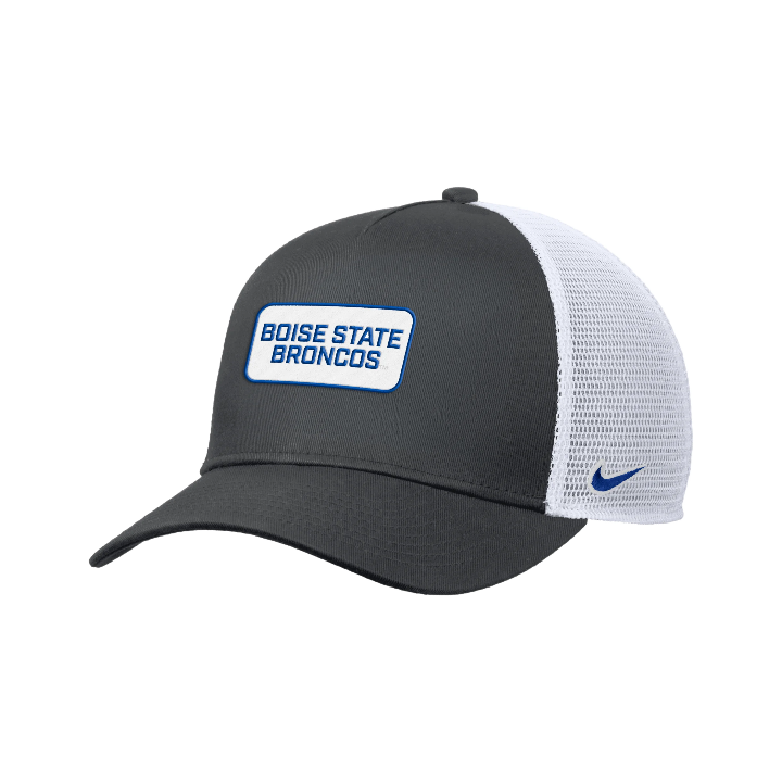 Boise State Broncos Nike Rise Snapback Trucker Hat (Black)