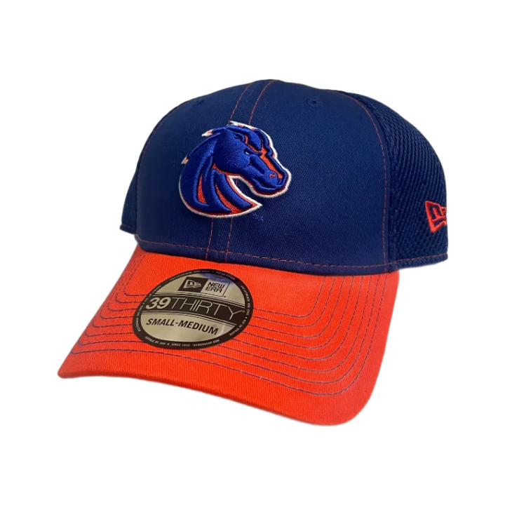 Boise State Broncos New Era 39Thirty Mesh Flex Fit Hat (Blue/Orange)