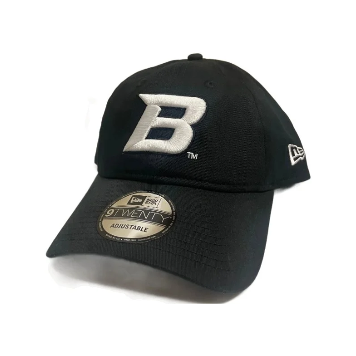 Boise State Broncos New Era "B" 9Twenty Adjustable Hat (Black)