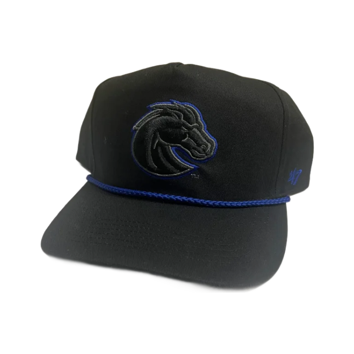 Boise State Broncos 47Brand Hitch Rope Snapback Hat (Black)
