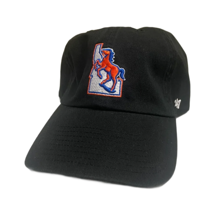 Boise State Broncos 47Brand Clean Up Vault Adjustable Hat (Black)