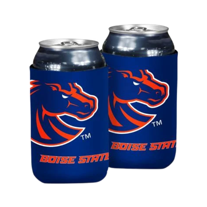 Boise State Broncos Logo Brands Oversized Logo 12oz Can Cooler (Blue)