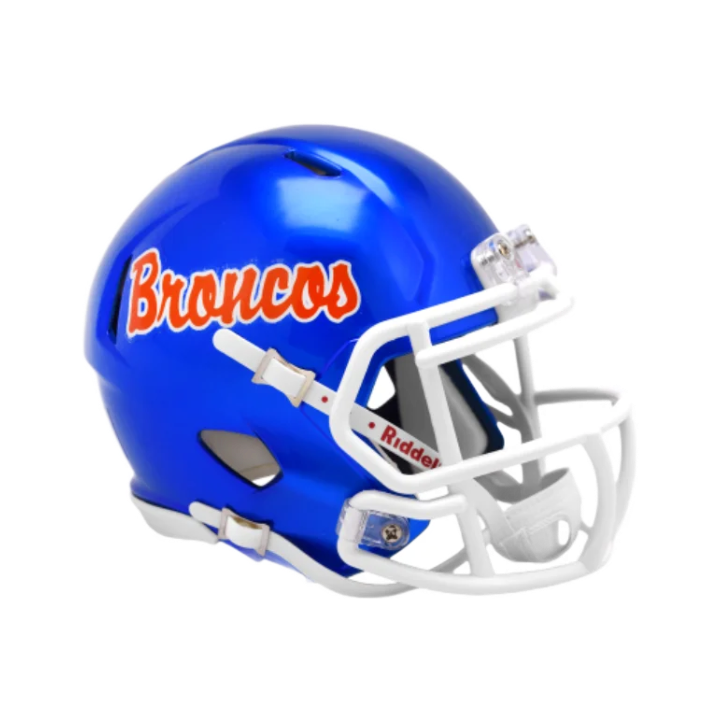 Boise State Broncos Riddell Script Mini Replica Helmet (Blue)