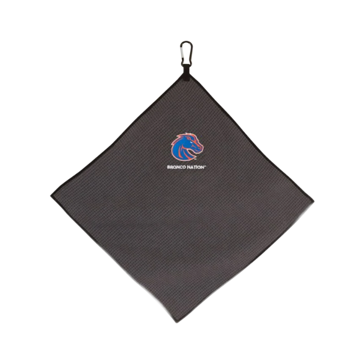 Boise State Broncos Team Effort 15x15 Face/Club Golf Towel (Grey)