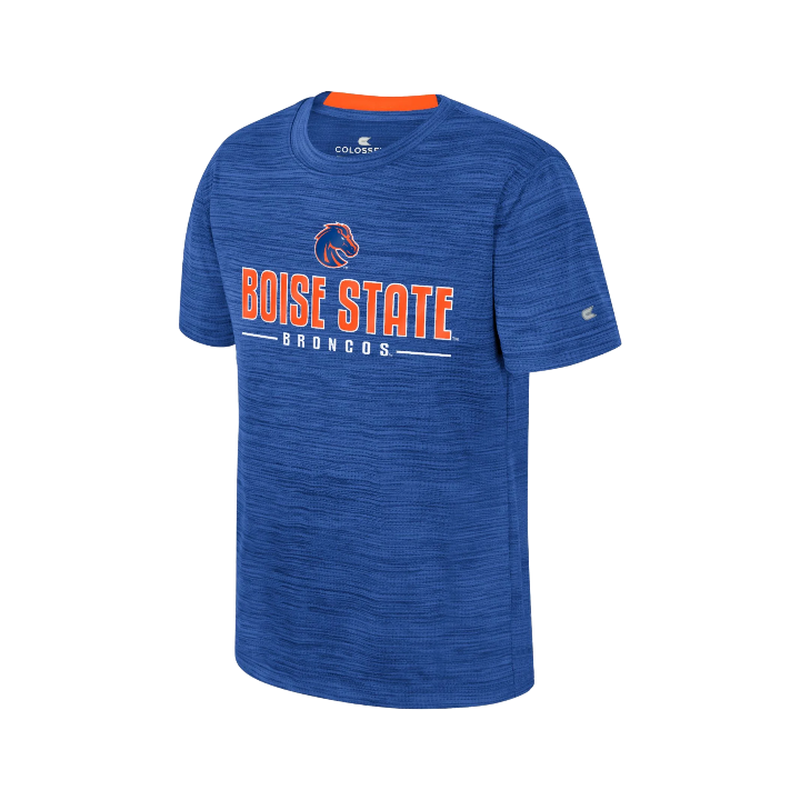 Boise State Broncos Youth Colosseum Dri-Fit Heather T-Shirt (Blue)