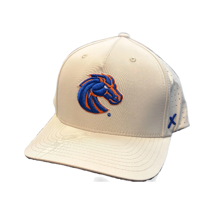Boise State Broncos CapX Breathable Snapback Hat (Sand)