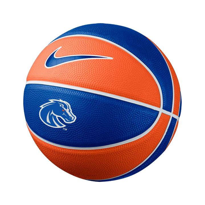Boise State Broncos Nike Mini Rubber Basketball (Blue/Orange)