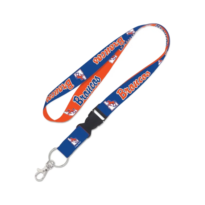 Boise State Broncos Wincraft Vault Lanyard (Blue/Orange)