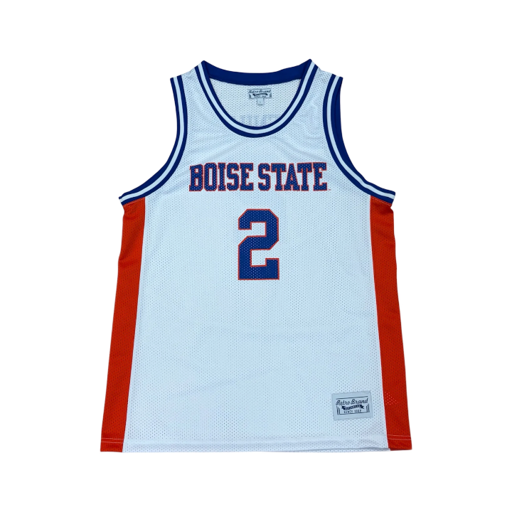 Boise State Broncos Men's Retro Brand Degenhart #2 Jersey (White)
