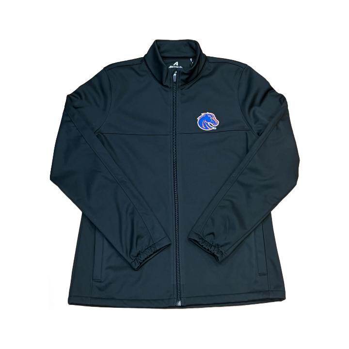 Boise State Broncos Men's Antigua Full Zip Jacket (Black)