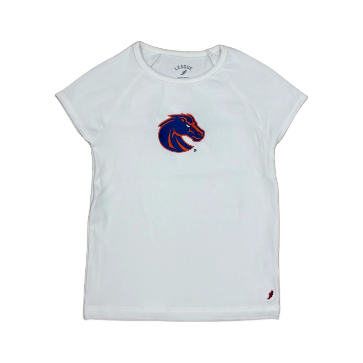 Boise State Broncos Women's Legacy Tight Fit T-Shirt (White)