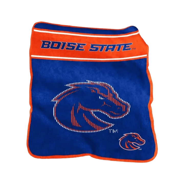 Boise State Broncos Logo Brands 60x80 Raschell Throw