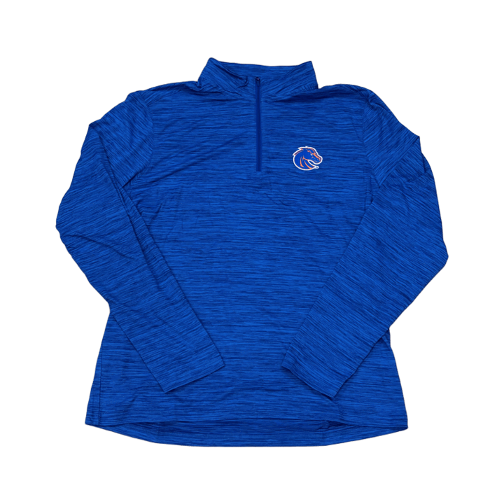 Boise State Broncos Men's Antigua 1/4 Zip Jacket (Blue)