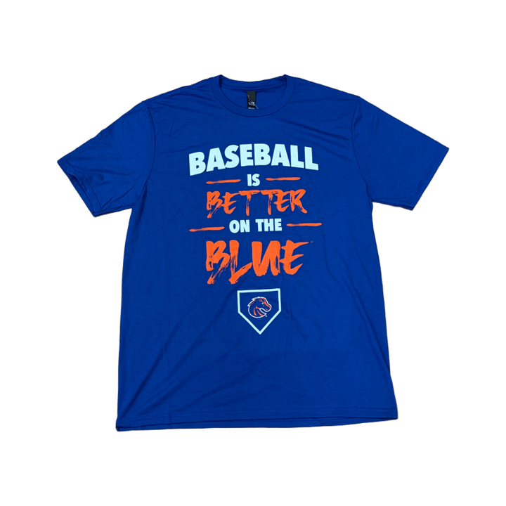 Boise State Broncos Men's Select "Better on the Blue" T-Shirt (Blue)