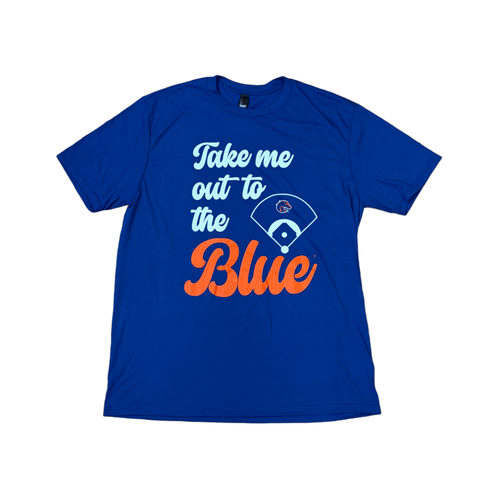 Boise State Broncos Men's Select "Take me out to the Blue" T-Shirt (Blue)