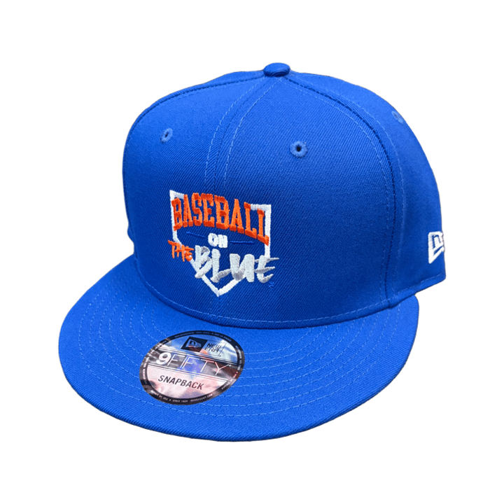Boise State Broncos New Era Baseball on the Blue 9Fifty Snapback Hat (Blue)