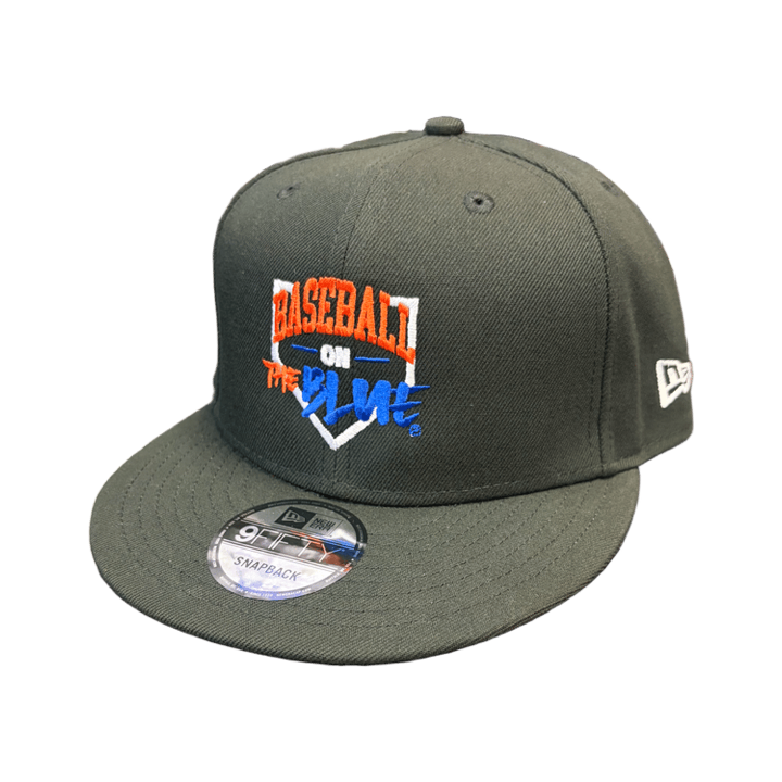Boise State Broncos New Era Baseball on the Blue 9Fifty Snapback Hat (Black)