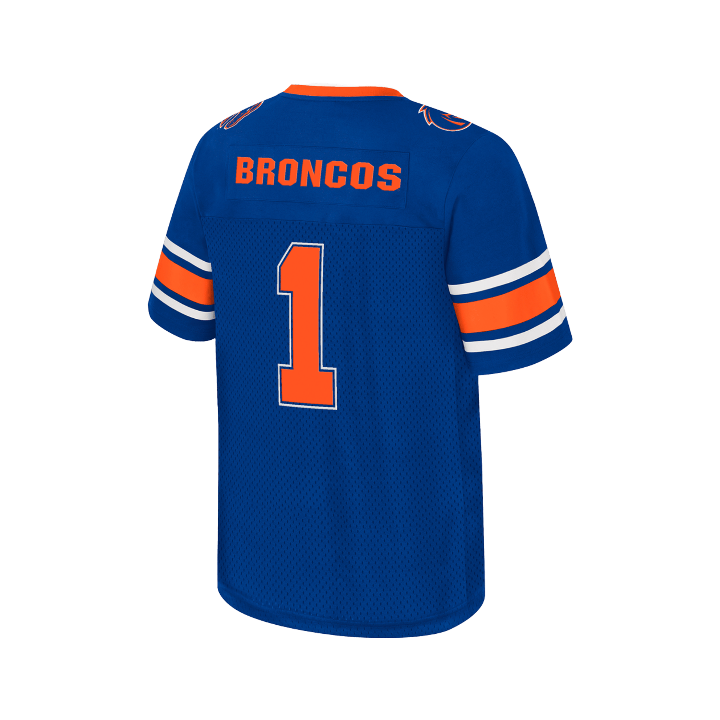 Boise State Broncos Men's Colosseum Football Fan Jersey (Blue)