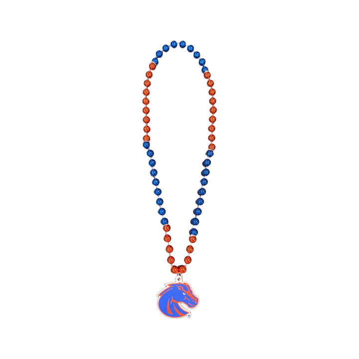 Boise State Broncos Mojo Beaded Necklace (Blue/Orange)