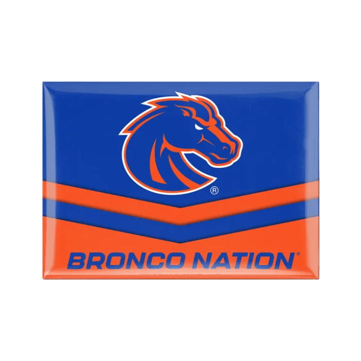 Boise State Broncos Wincraft "Bronco Nation" 2.5x3.5 Magnet (Blue/Orange)