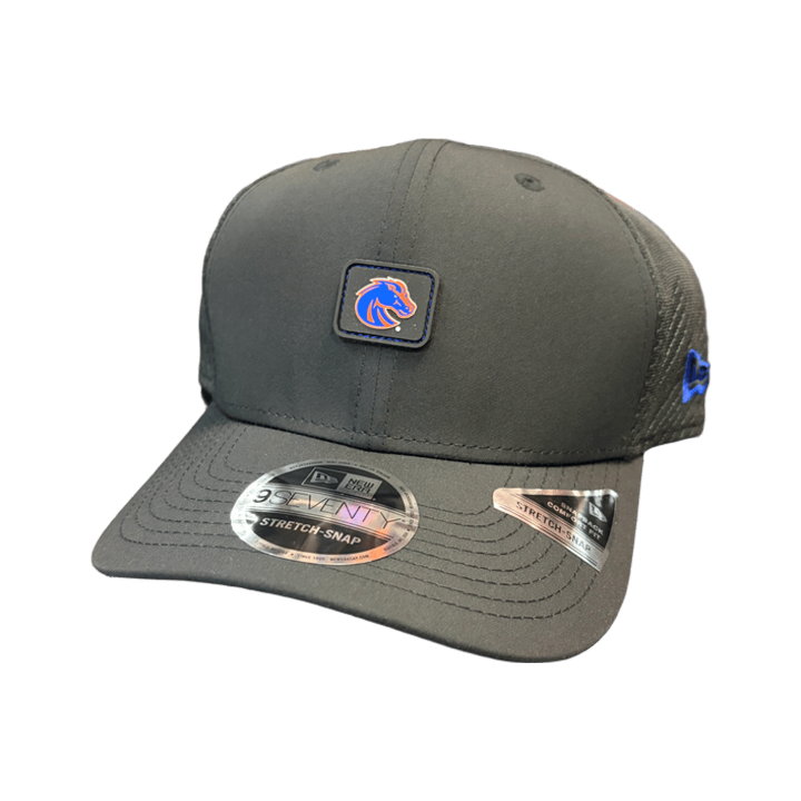Boise State Broncos New Era Micro Logo Mesh 9Seventy Stretch-Snapback Hat (Back)