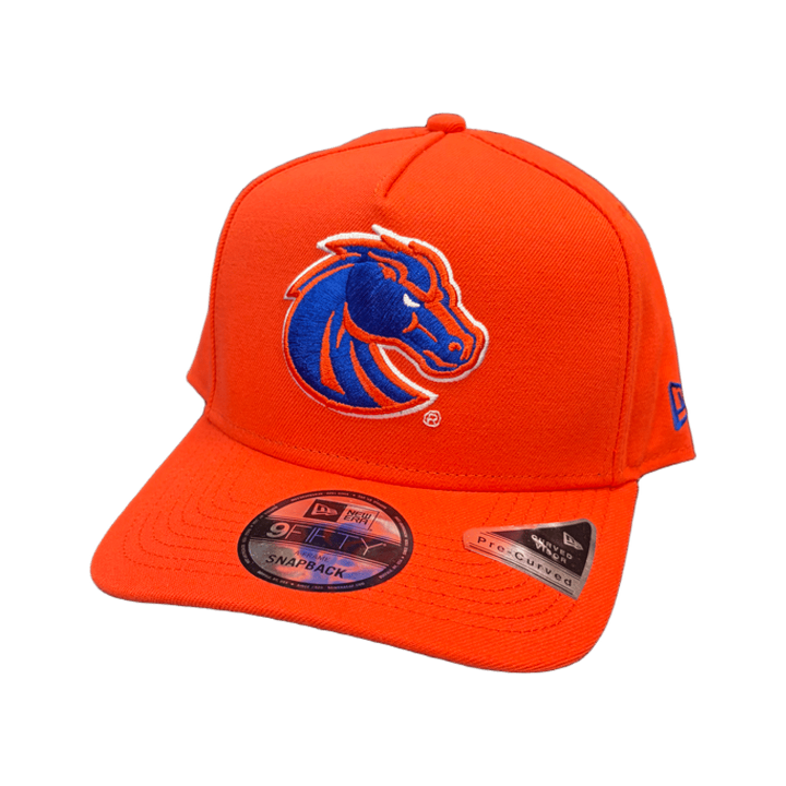 Boise State Broncos New Era 9Fifty A-Frame Snapback Hat (Orange)