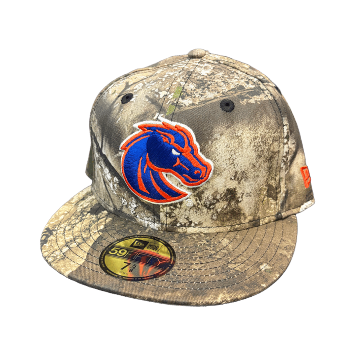 Boise State Broncos New Era Real Tree 59Fifty Fitted Hat (Camo)