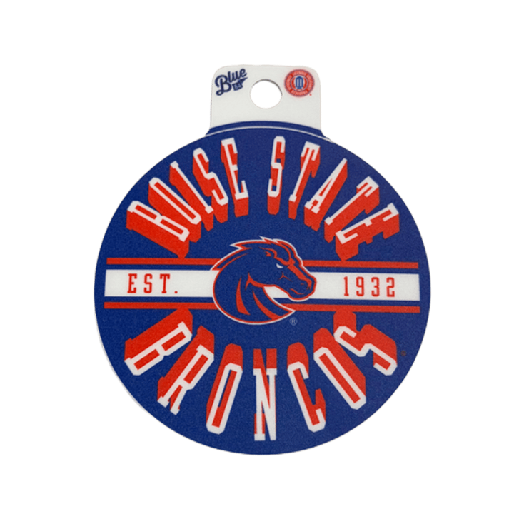 Boise State Broncos Blue84 Shadow Sticker